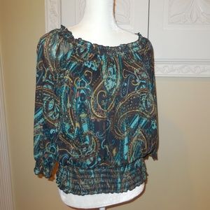 Paisley flowy blouse